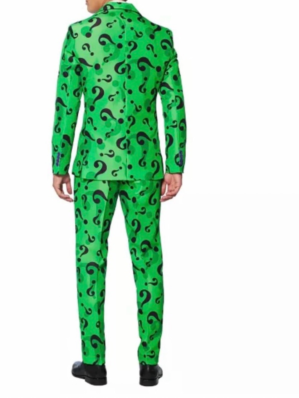 The Riddler Costume 3-Piece Set Jacket,  Pants , Tie. Halloween Cosplay